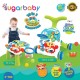 Sugar Baby 10 in 1 Premium Baby Activity Walker & Table Coco Basketball - Green / Orange